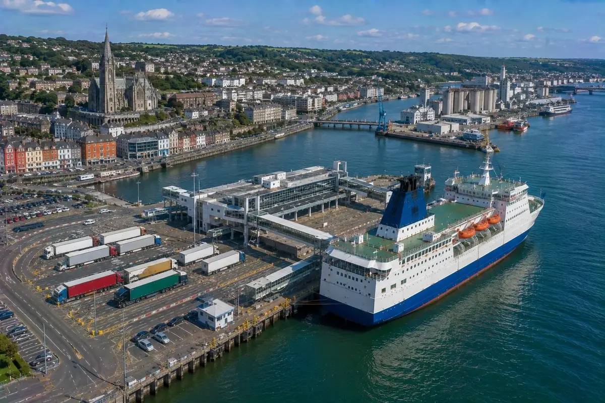 Cork veerboothaven en veerbootterminalzone