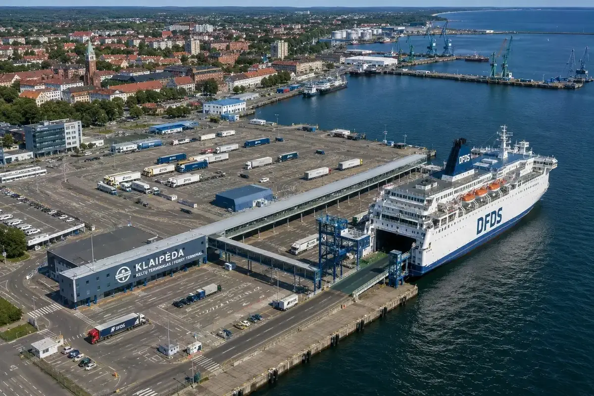 Klaipėda veerboothaven in Litouwen